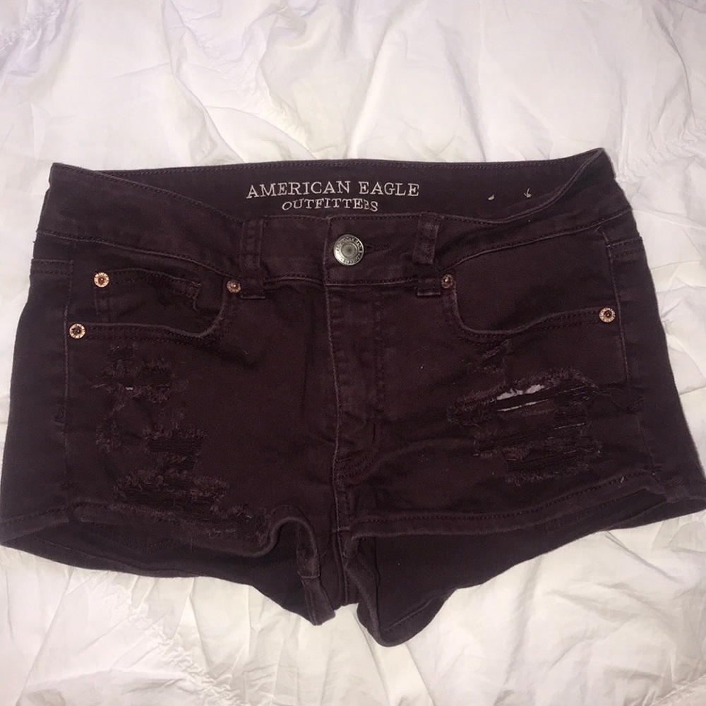 American Eagle stretch jean shorts